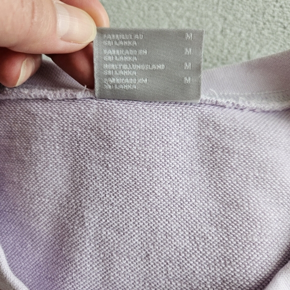 Columbia Women's French Terry Crew Neck Pullover Sweatshirt Lilac Size M‎ - Picture 8 of 8